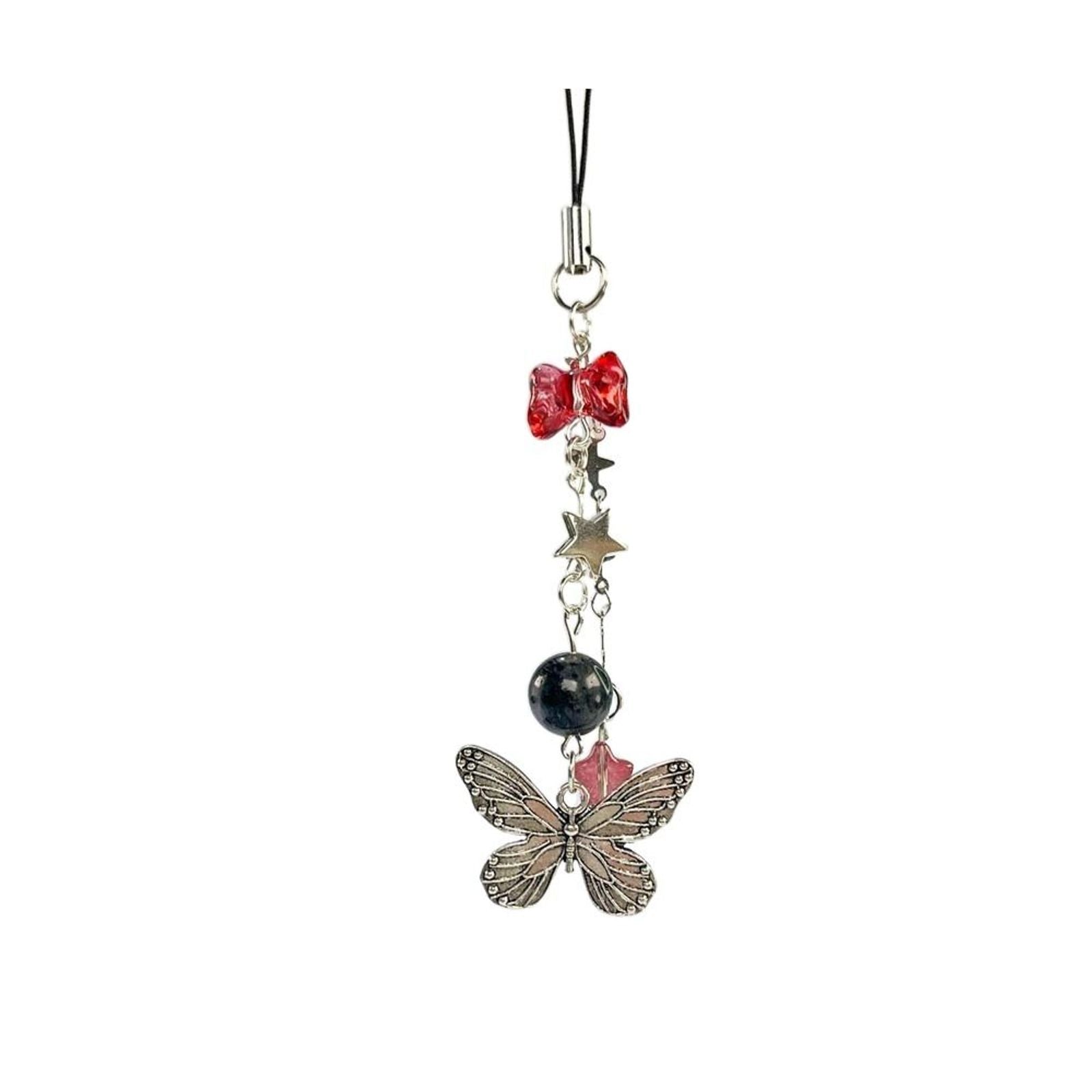 Y2K Butterfly Charms Phone Pendant Lanyard