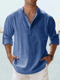 Lightweight Cotton Linen Casual Shirts for Men