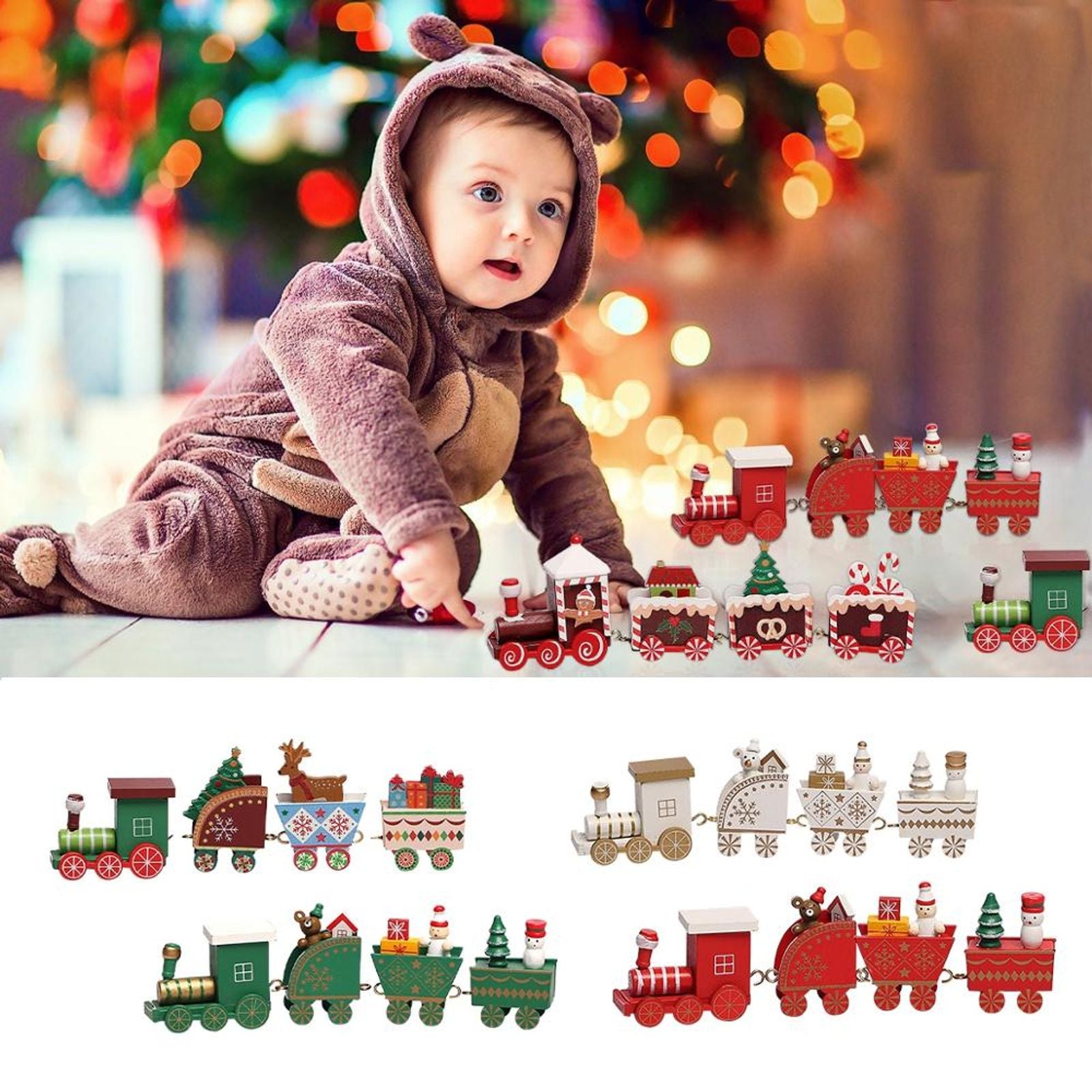 Christmas Train Decorations for Home 2025