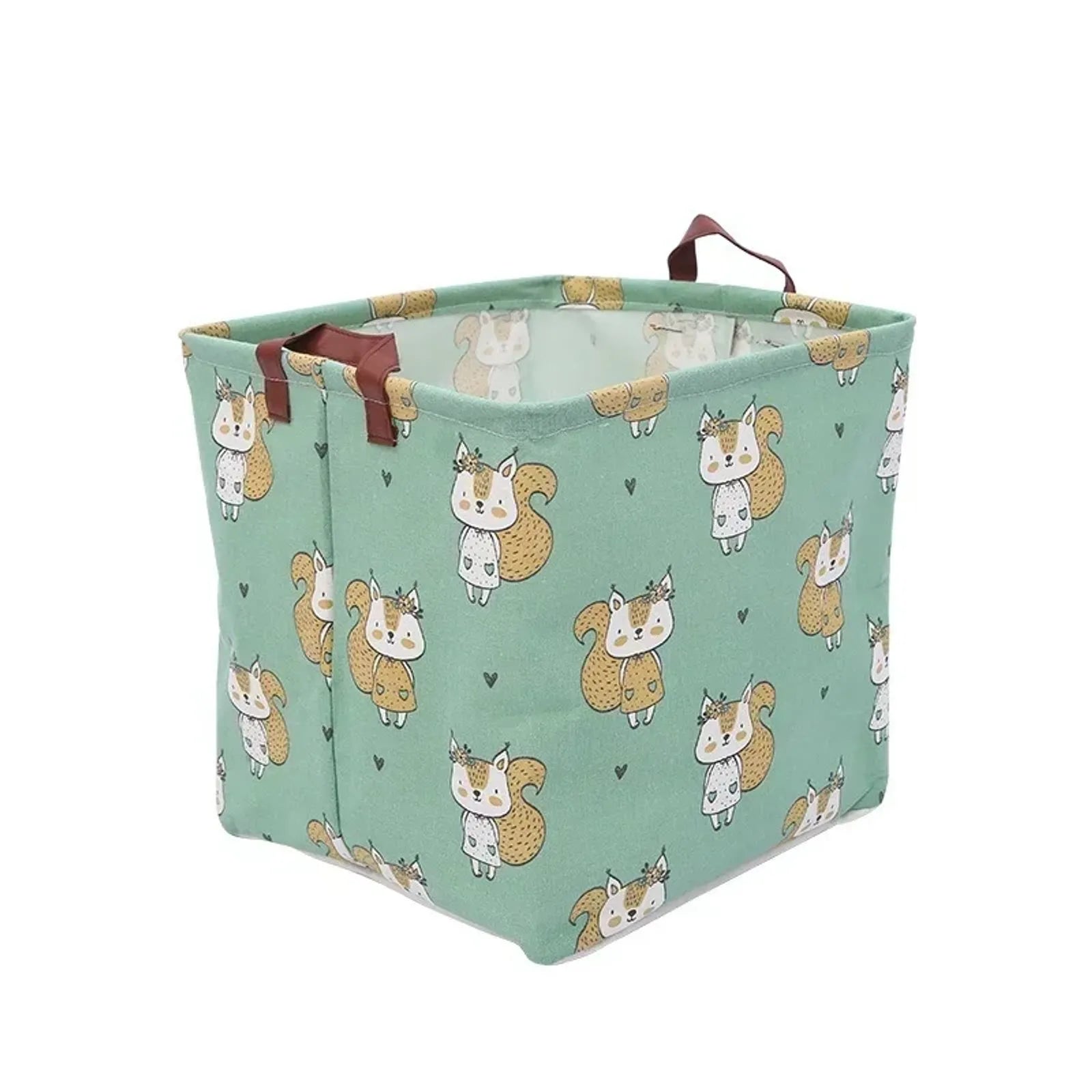 32cm Cute Printing Foldable Storage Baskets - Organizers