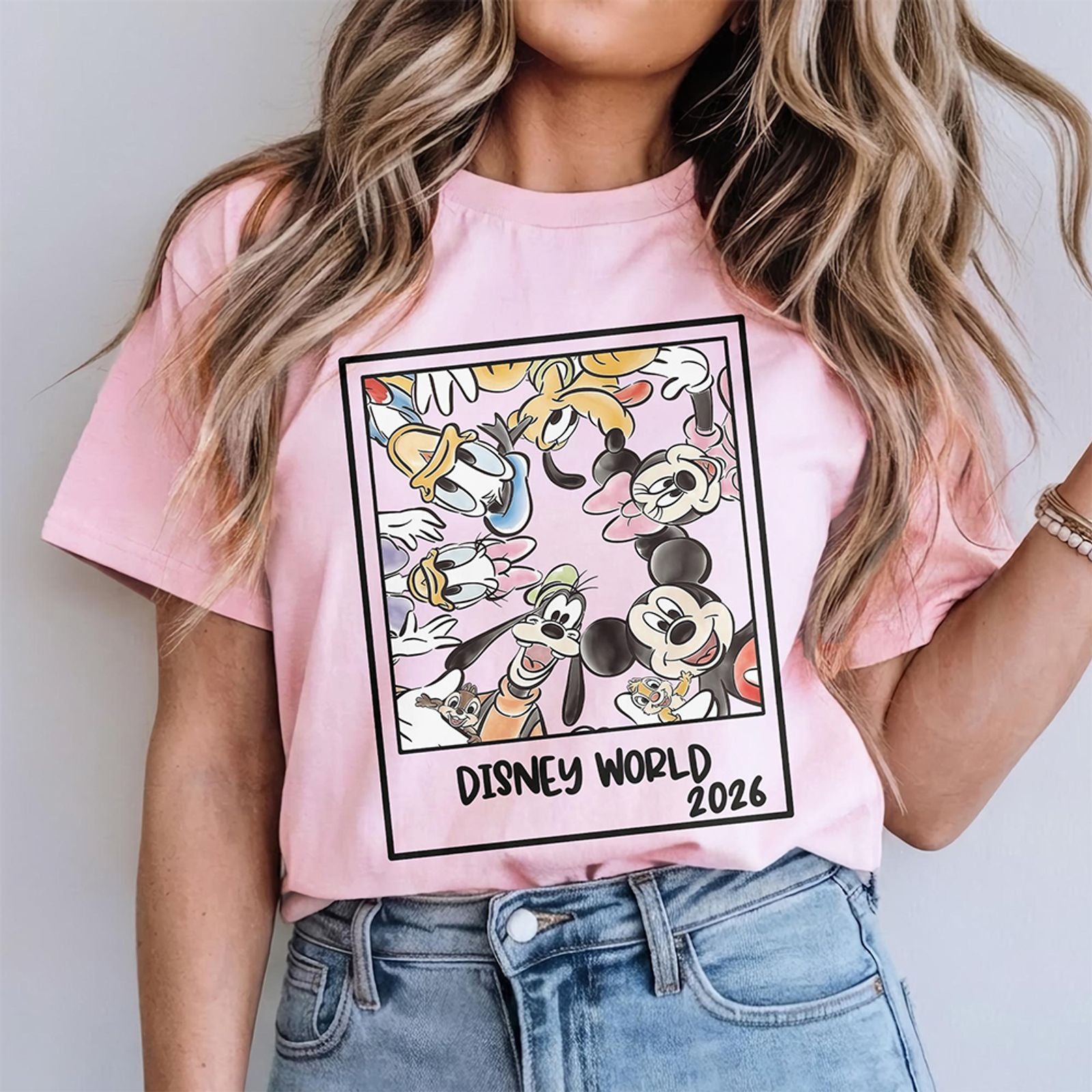 Vintage Disneyworld Mickey And Friends Summer Shirt