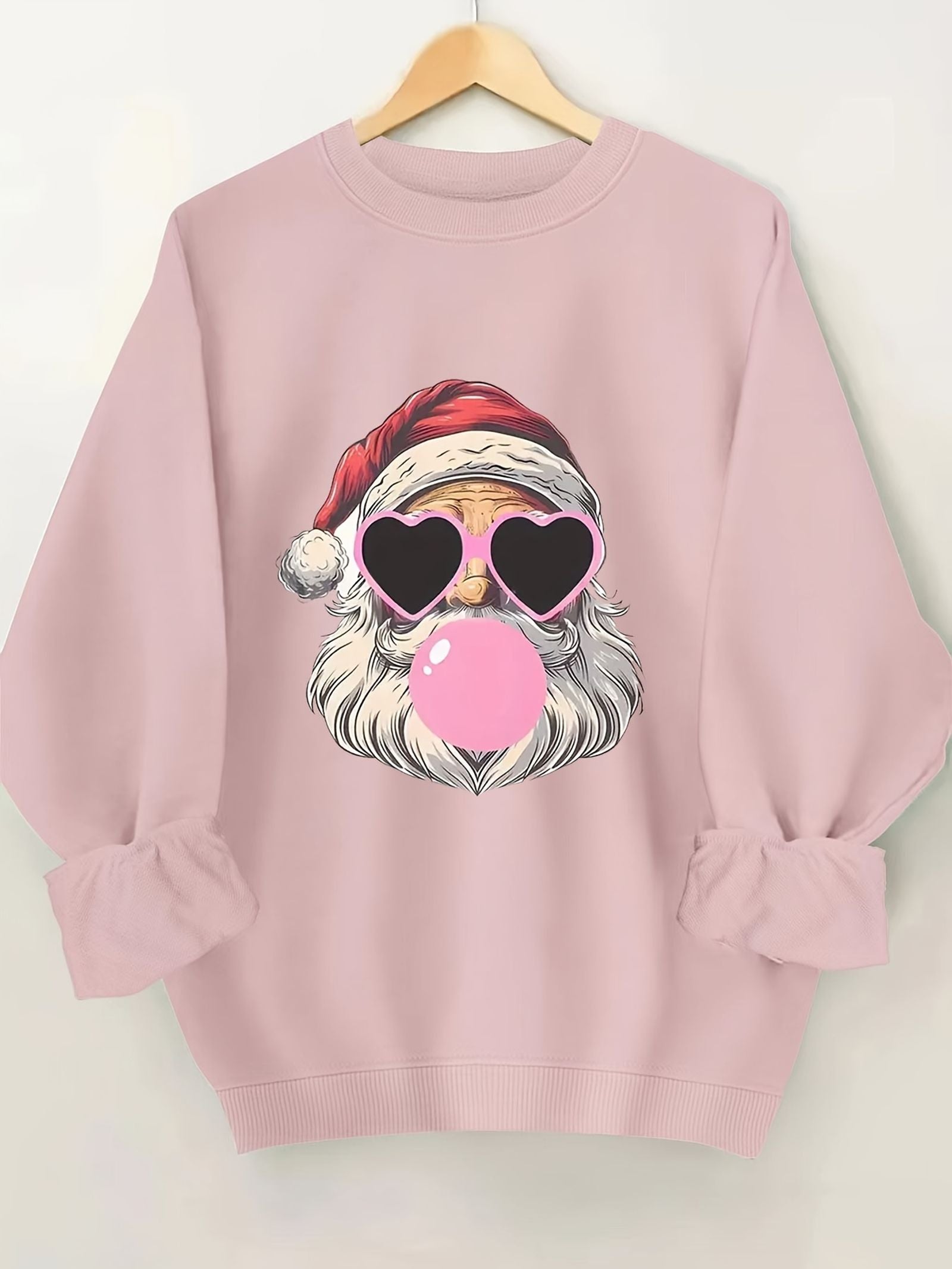 Fashionable Christmas Santa Claus Printed Hoodie