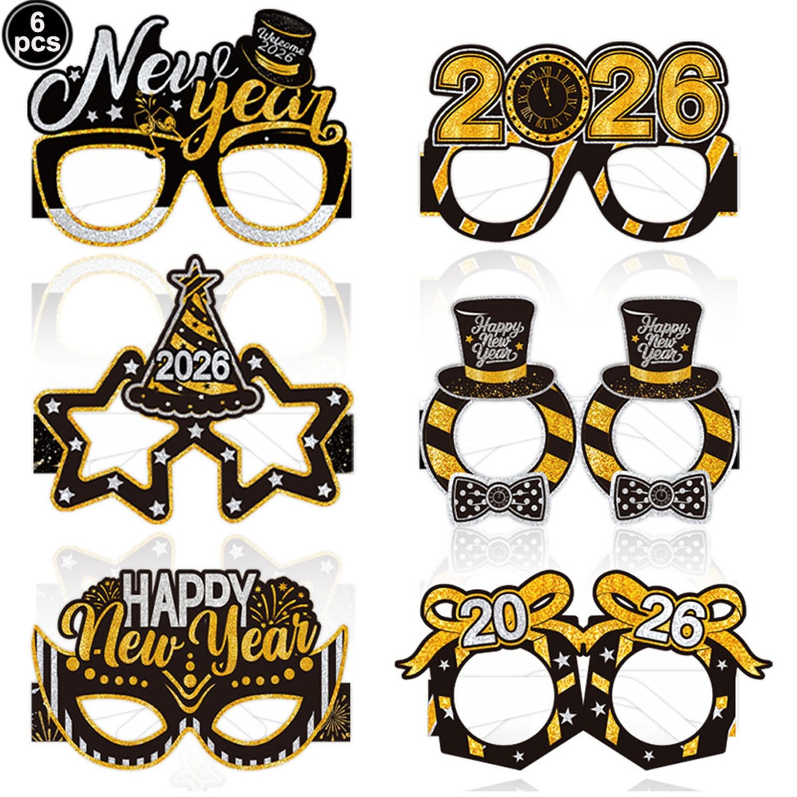 Happy New Year Party Supplies Set