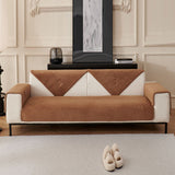 Nordic Lamb Wool Sofa Cover - Plush Warm Cushion Protector