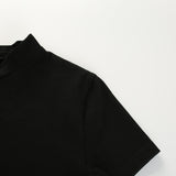 Women’s Black Short Sleeve Crop Top