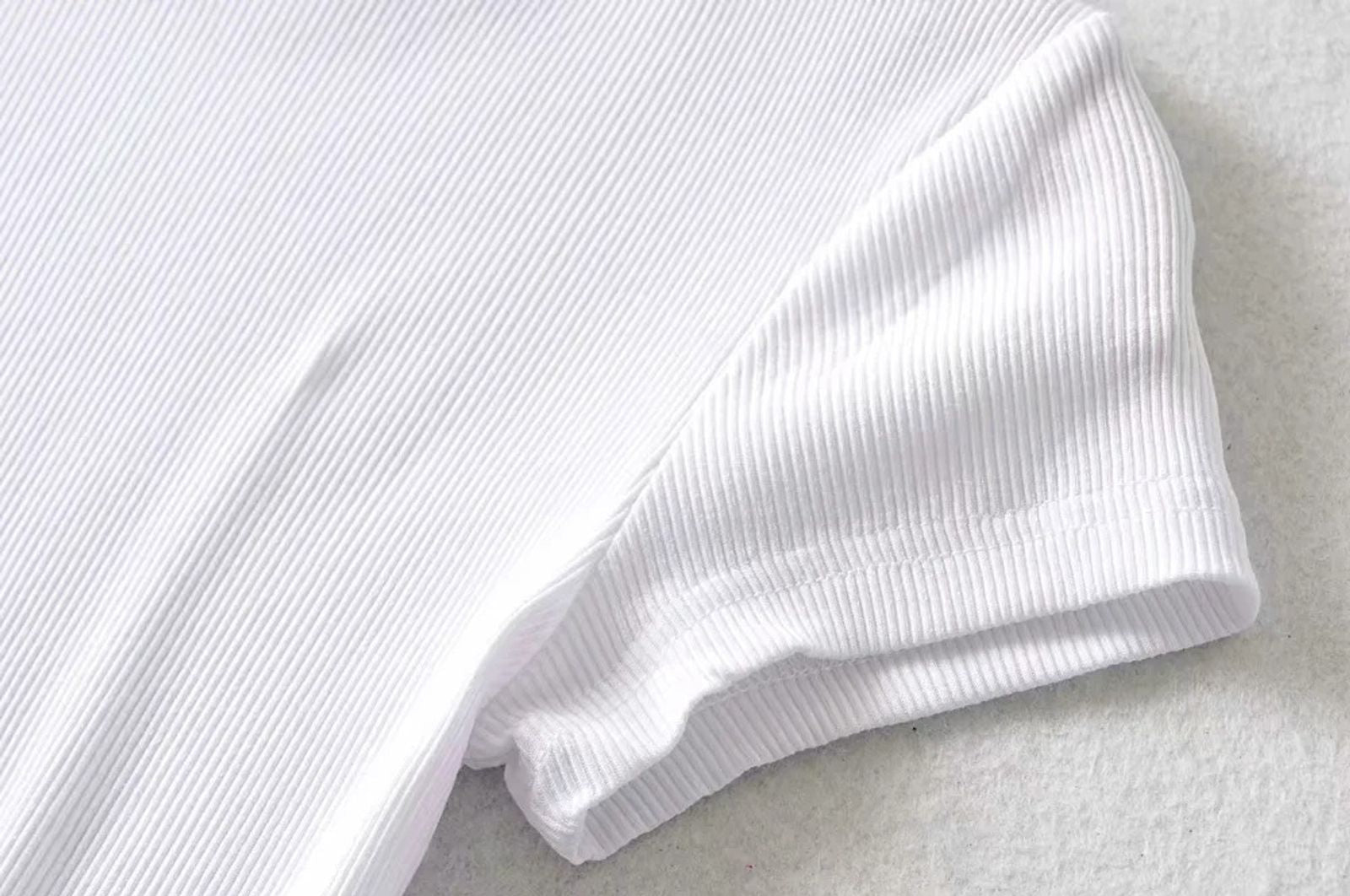 Summer Sexy Women’s O-neck Short Sleeve Crop Top