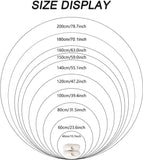 VIKAMA Vintage Navy Reindeer Snowflake Christmas Tree Skirt