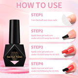 10ml Semi-Permanent Gel Nail Polish - 162 Colors