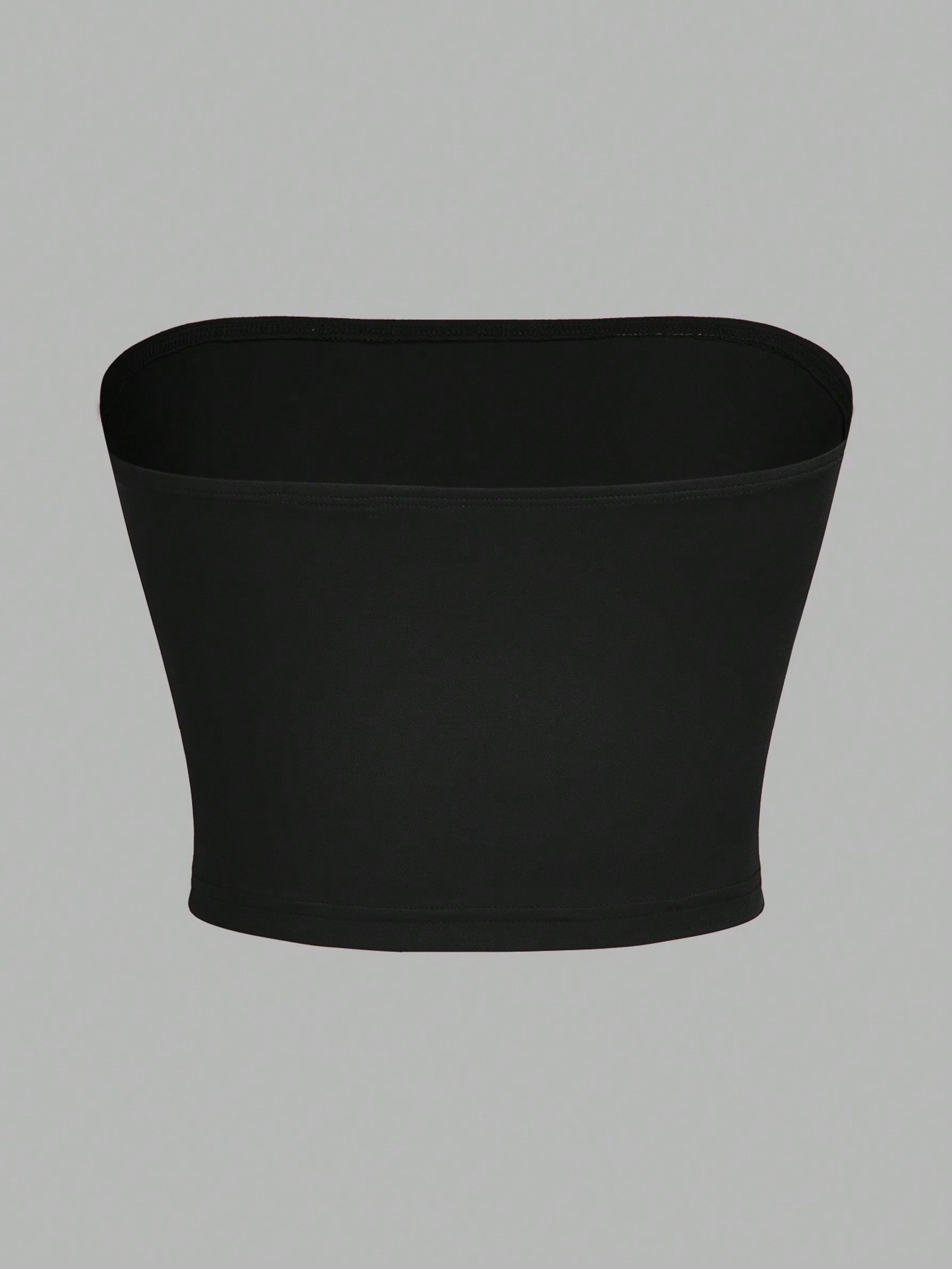 Women's Strapless Crop Top with Wrapped Chest