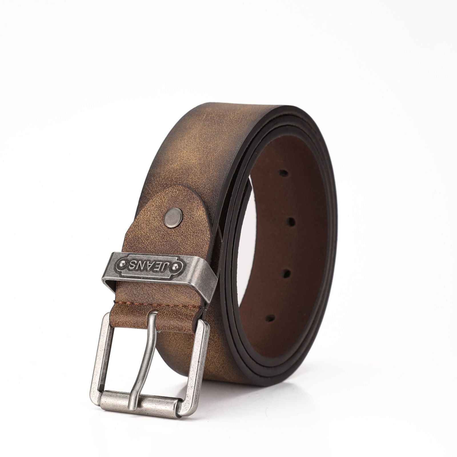 Western-Style PU Leather Belt for Men and Women