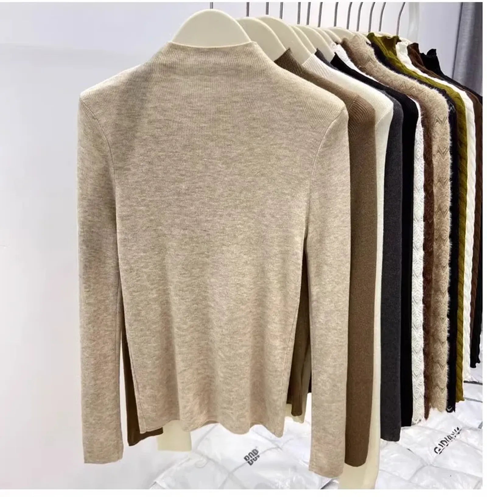 Women’s Solid Slim Turtleneck Sweater - Autumn/Winter