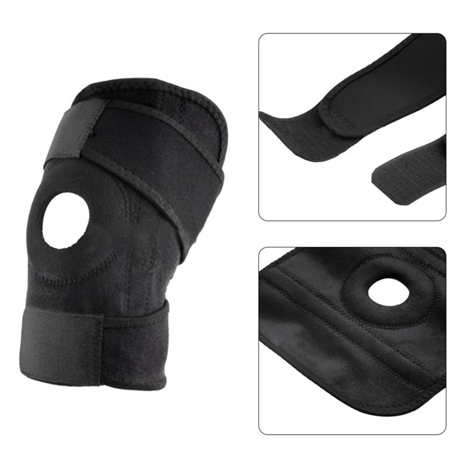 Adjustable Open Patella Knee Brace Support Sleeve