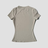 Women’s Seamless Yoga Top - Short Sleeve Fitness Shirt