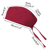 Solid Color Stretch Women’s Nurses Working Hats