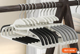 10pcs Durable No-Slip Metal Clothes Hangers