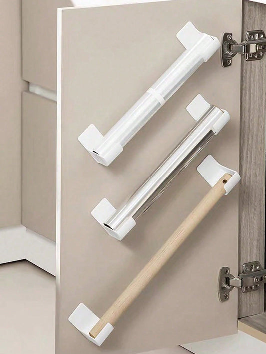 2pcs No Punch Trash Bag Dispenser - Kitchen Organizer