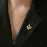 Skyrim Amulet Witch Knot Brooch - Stainless Steel Badge Pin