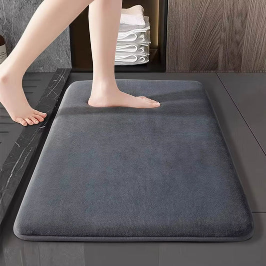 Non-Slip Coral Velvet Bath Mat for Home Decor