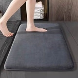 Non-Slip Coral Velvet Bath Mat for Home Decor