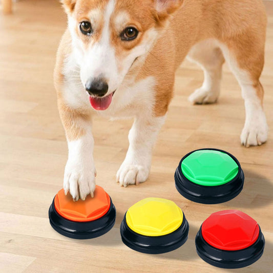 Recordable Dog Training Buttons for Pet Communication