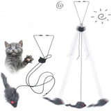 Hanging Door Mouse Teasing Toy for Cats