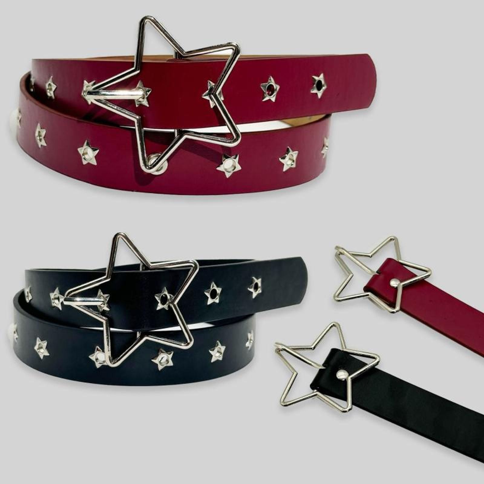 Vintage Rivet Belt for Women - Y2K Punk Style
