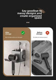 Wall Mounted Hair Dryer and Straightener Holder