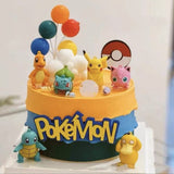 Pokemon Cake Decoration Set with Pikachu and Pokeball