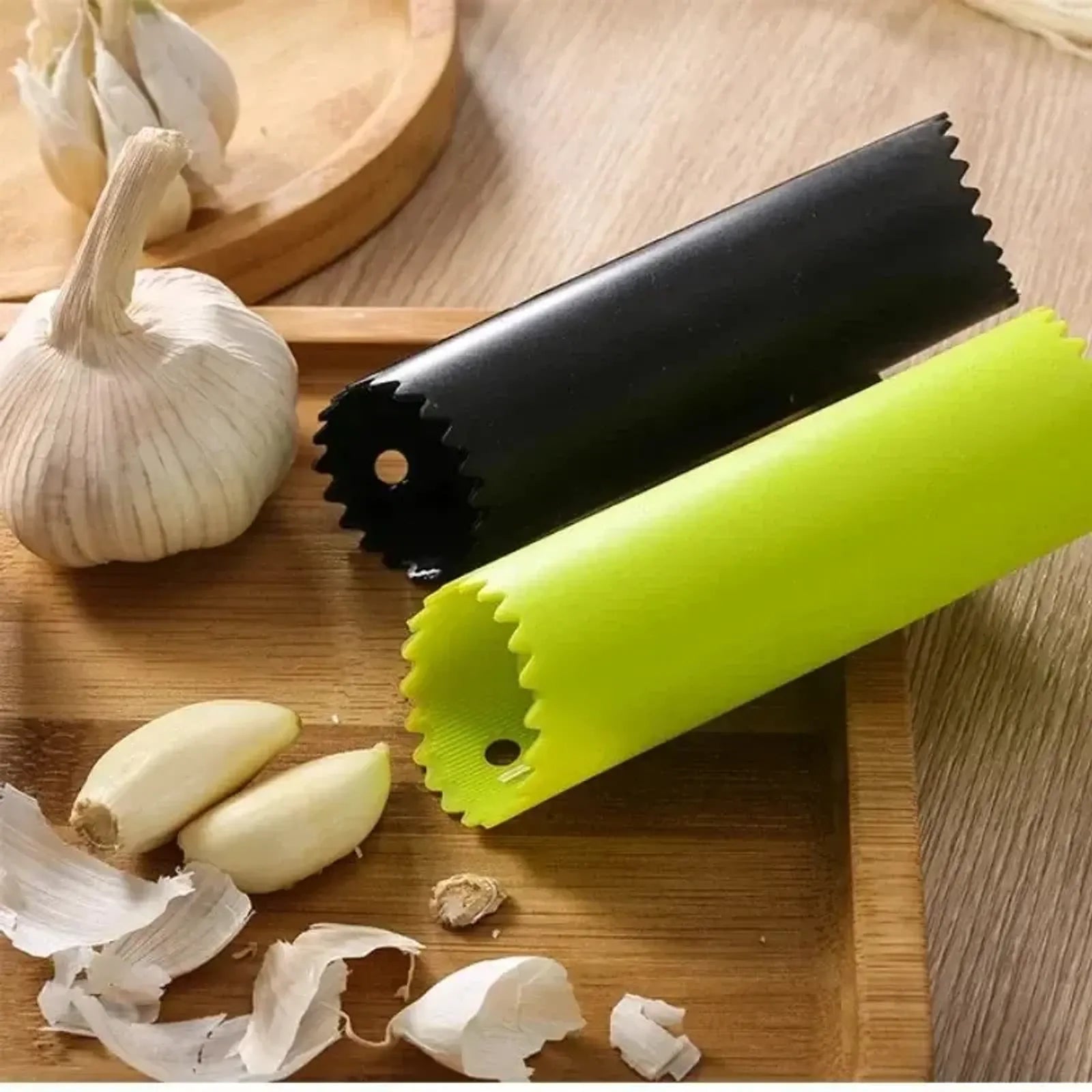 Silicone Garlic Peeler Tube - Easy Garlic Stripping Tool