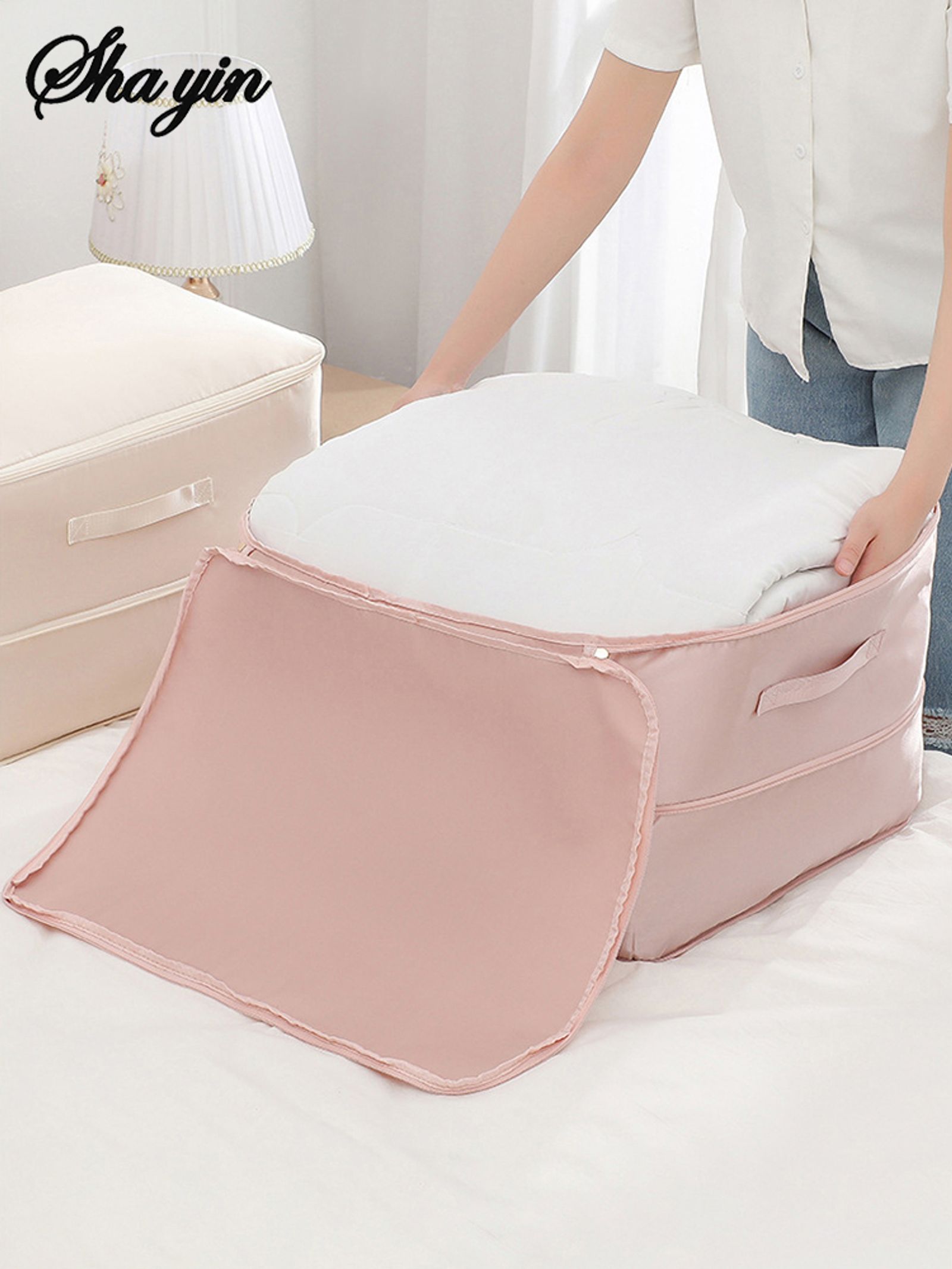 Heavy-Duty Self-Compressing Storage Bag - Portable Organizer