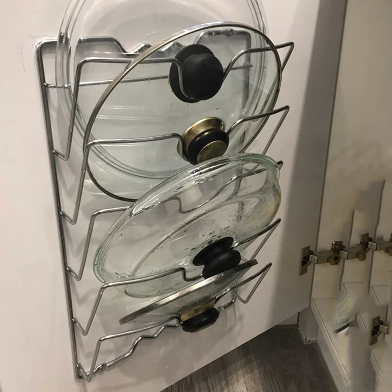 Five-Layer Kitchen Organizer Rack for Pot Lids