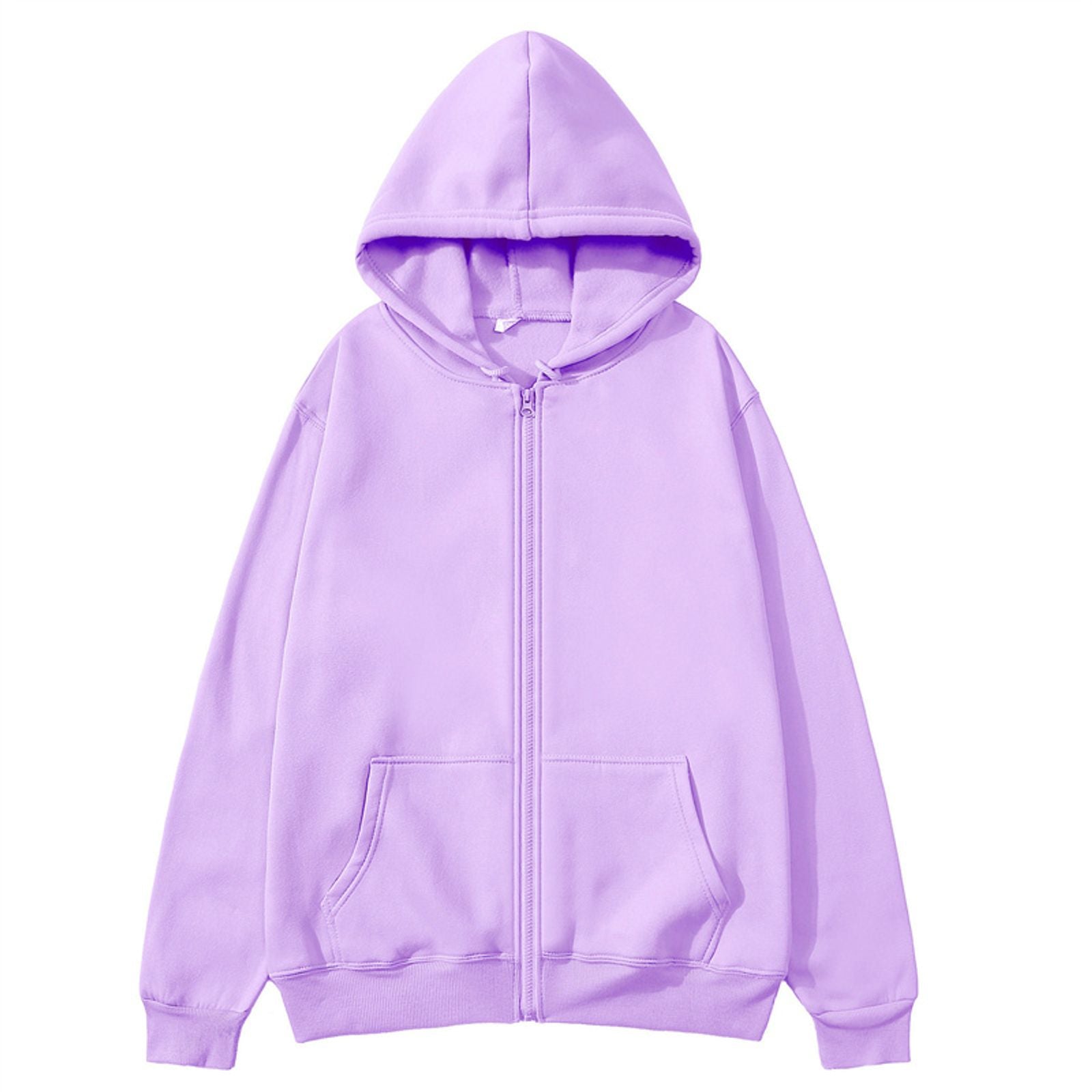 Men's and Women's Fleece Zipper Hoodie Jacket