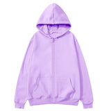 Men's and Women's Fleece Zipper Hoodie Jacket