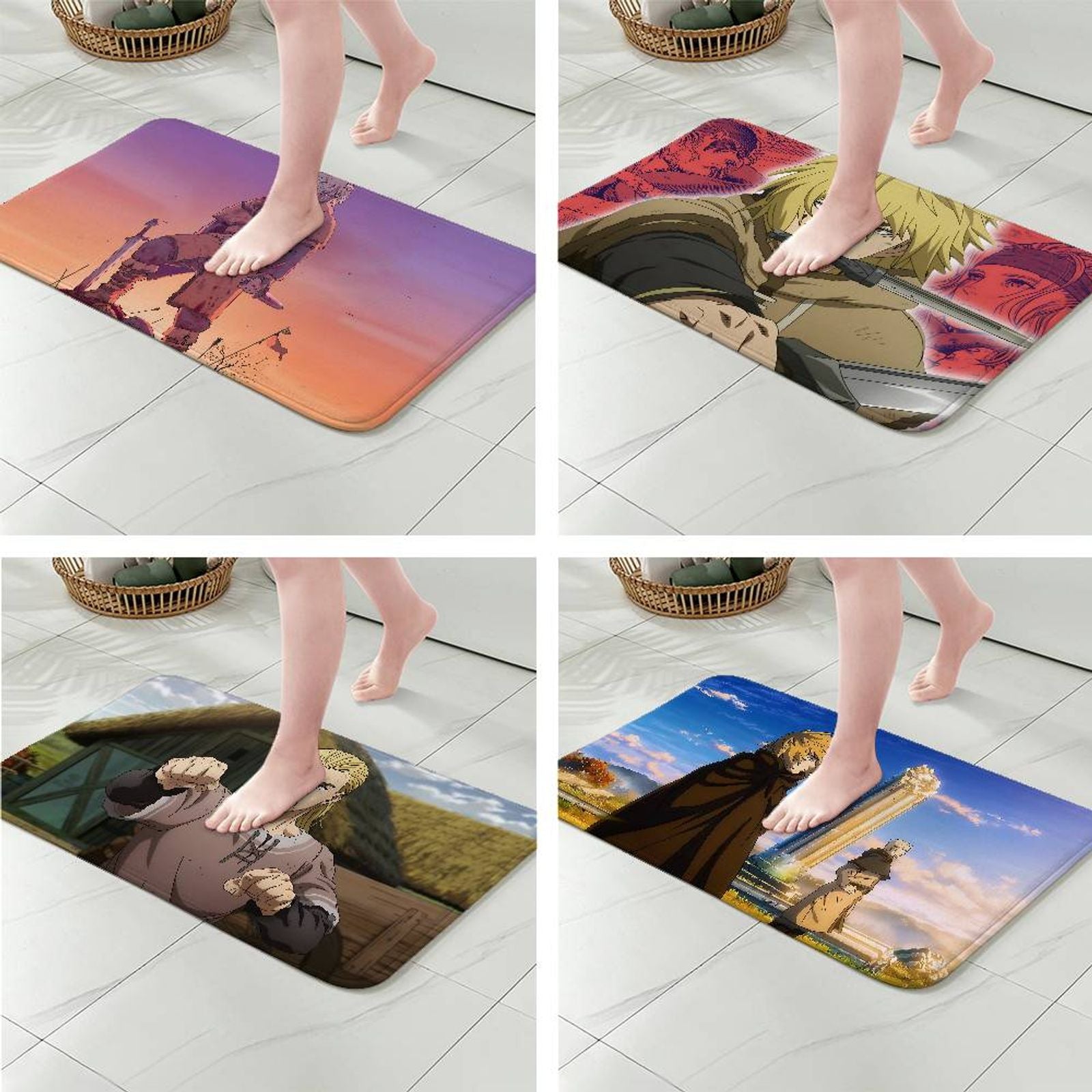 Vinland Saga Anti-Slip Bathroom Carpet Mat