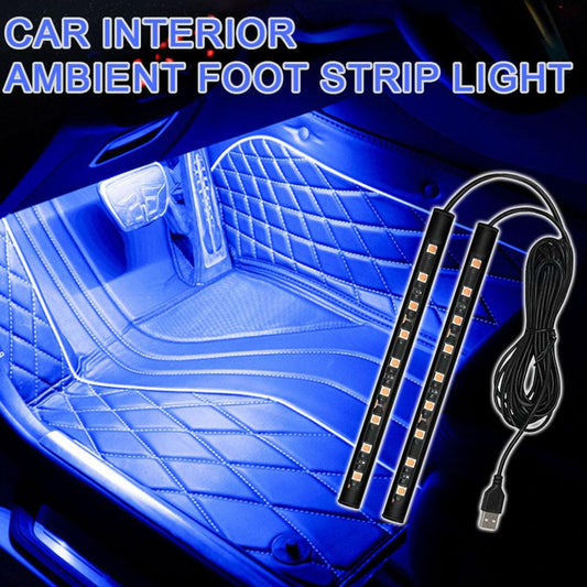 Car LED Neon Foot Light Interior Atmosphere Lamp