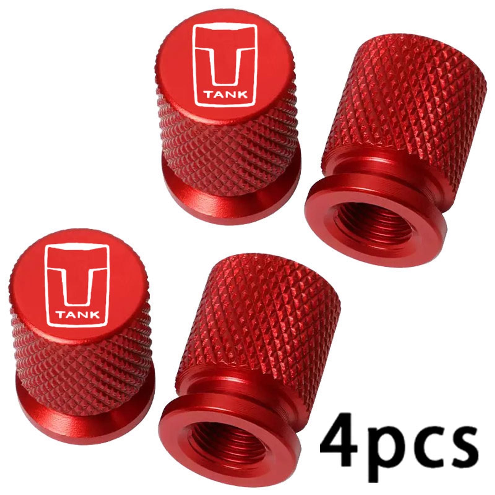 4PCS Colorful Car Tire Valve Caps