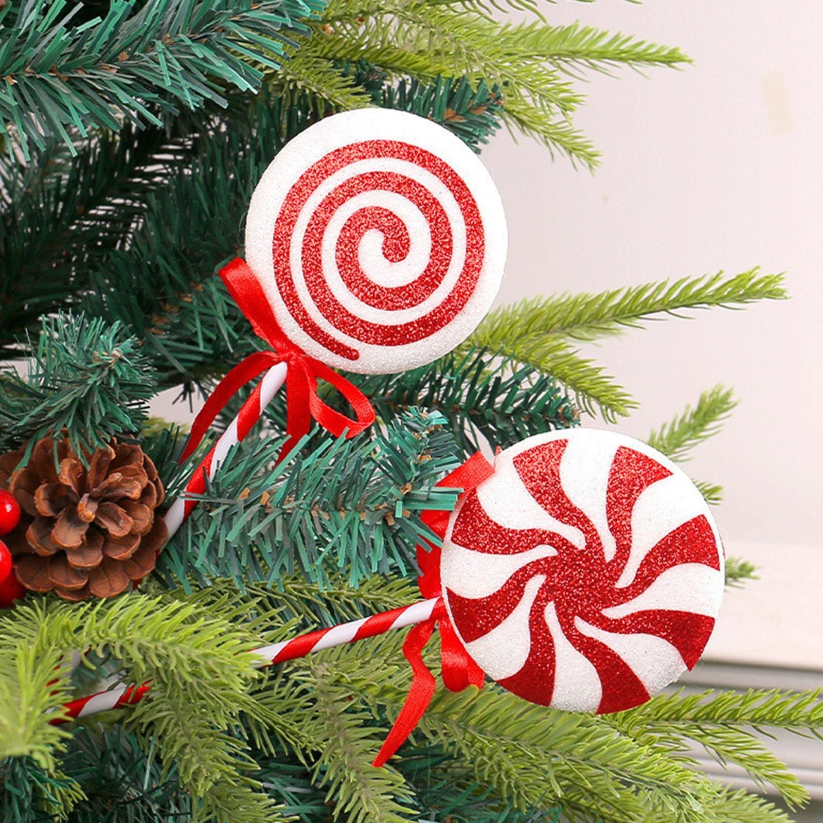 4pcs DIY Christmas Tree Lollipop Decoration Set