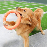 Interactive Orange Dog Toy Flying Disk for Training