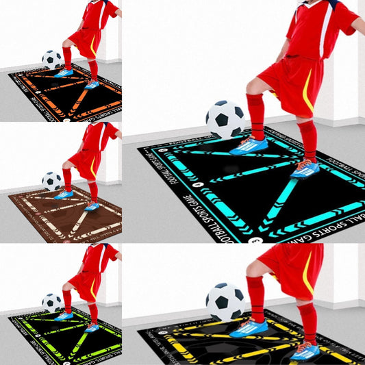 Soccer Training Mat with Multi-Color Line Markings