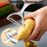 Multifunctional Stainless Steel Vegetable and Potato Peeler