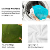 Colorful Christmas Patchwork Cozy Blanket Throw