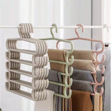 Multifunctional Space-Saving Pants Rack - 5 Layers