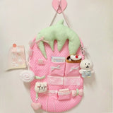 Cute Wall-Mounted Cartoon Headboard Storage Bag