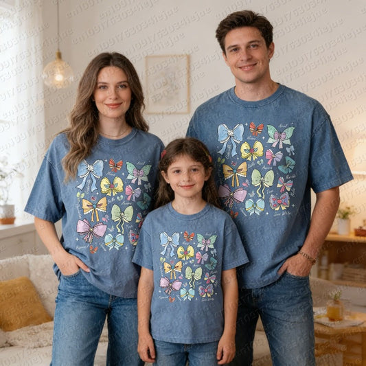 Womens Disney Princess Bows Birthday T-Shirt