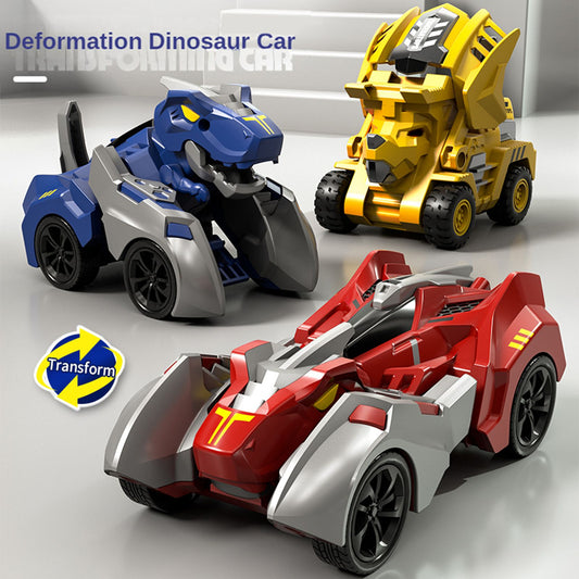 2-in-1 Transforming Dinosaur Car for Kids