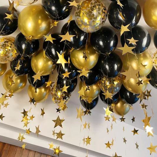 43 Pcs Metallic Thick Balloons Set for Party Decoration