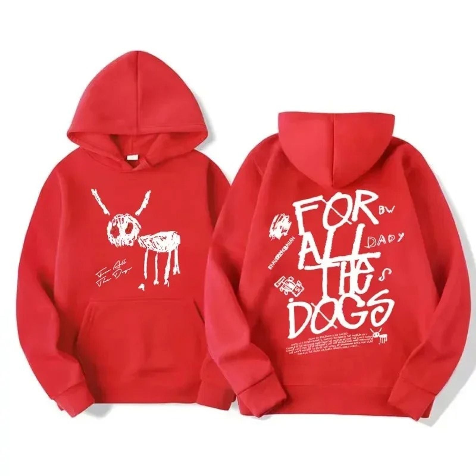 Drake All The Dogs Graphic Oversized Hoodie