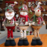 Telescopic Snowman Figure Christmas Decoration
