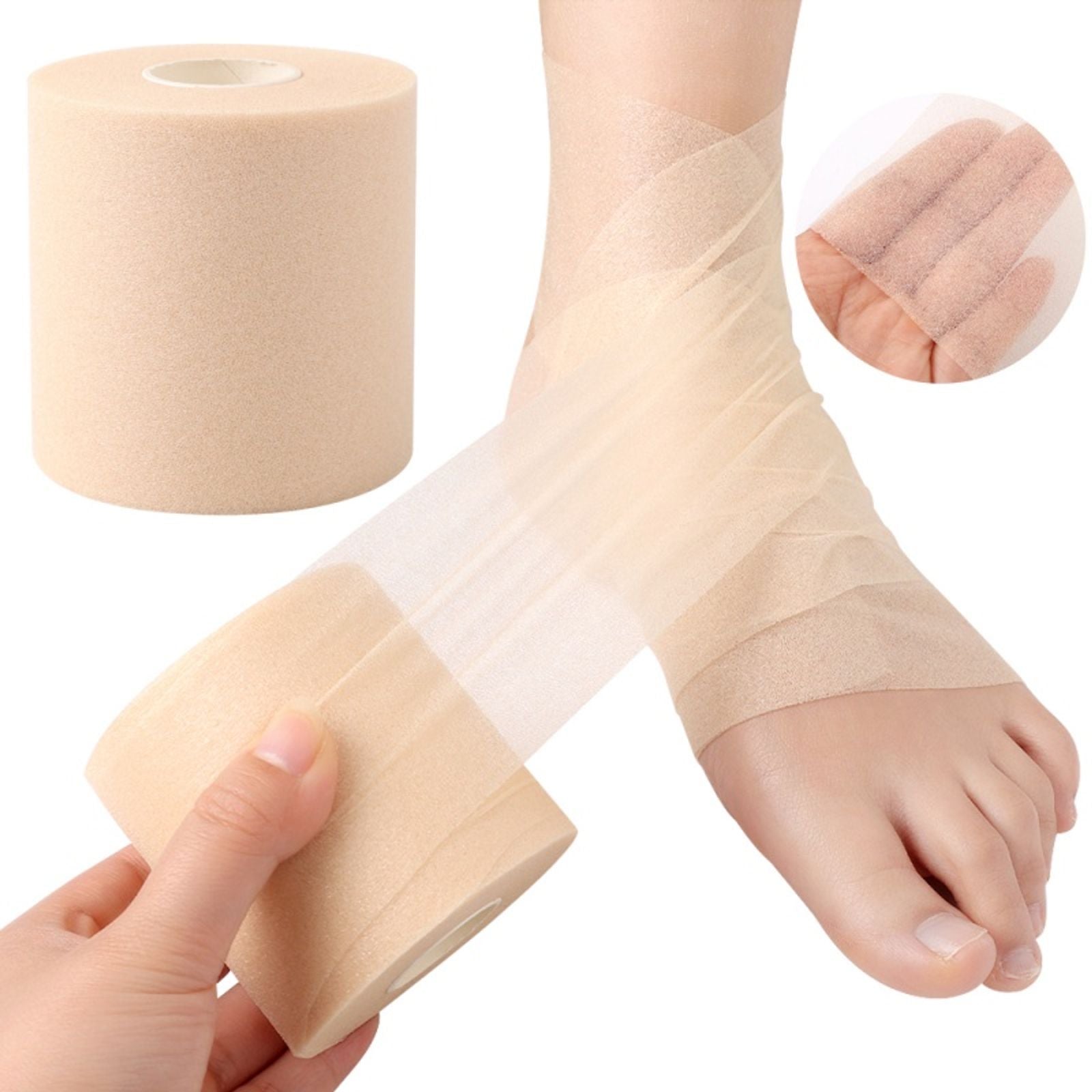Self-Adhesive Elastic Bandage Wrap Tape for Joint Protection