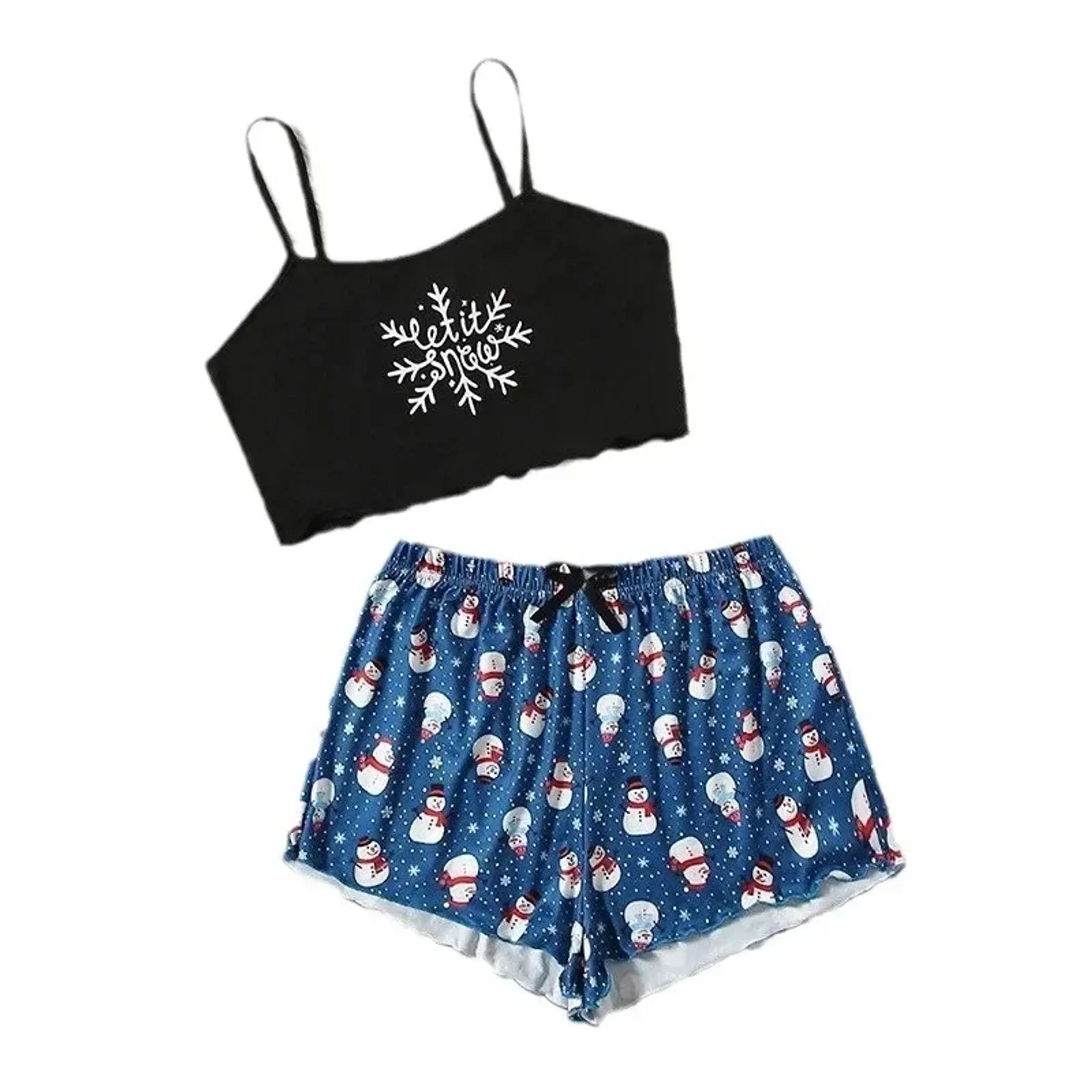 Sexy Christmas Pajamas Set for Women